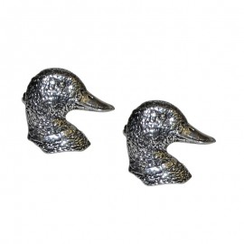 Boutons de manchettes canard colvert