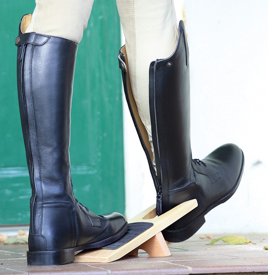 HOFMEISTER® Tire-botte en bois, 32,5 cm, avec motif tête de cheval, retirer  ses bottes en caoutchouc confortablement tout seul, tire-botte pratique