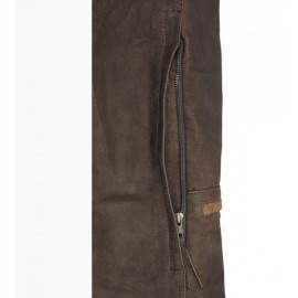 Gilet chasse cuir carnier