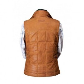 Gilet de chasse en cuir