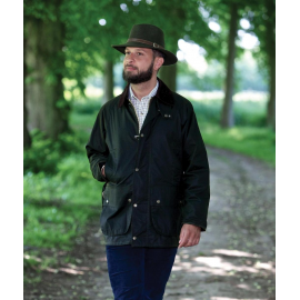Veste de chasse huilée