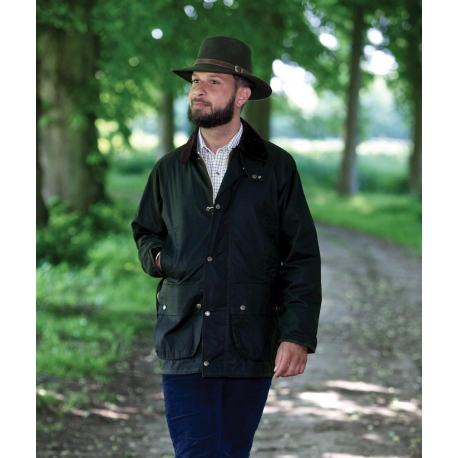 Veste de chasse huilée