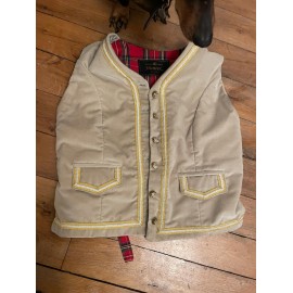 Gilet de vènerie velours femme