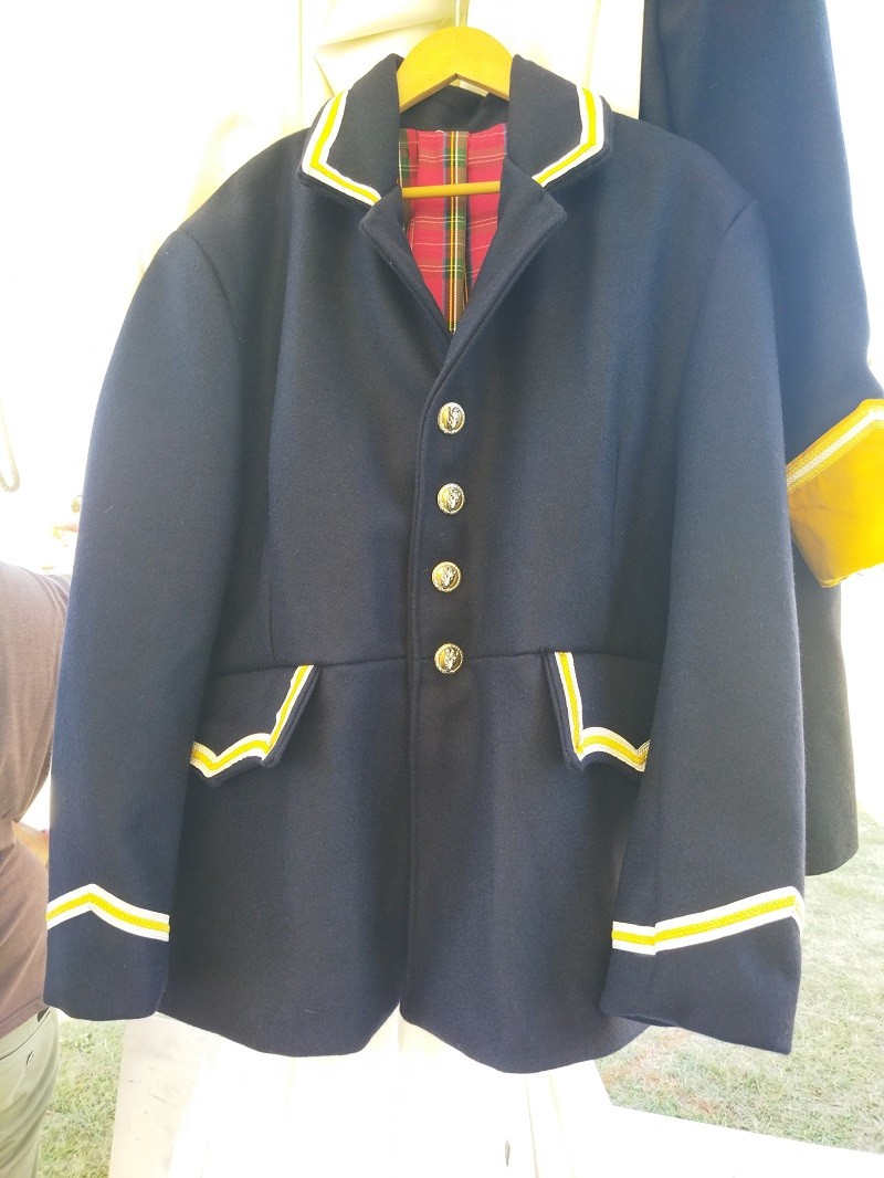 Veste de piqueux de venerie, tenue de chasse à courre