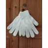 Gants blanc