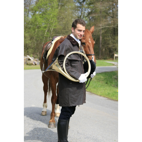 Veste de chasse en coton huilé Huntex