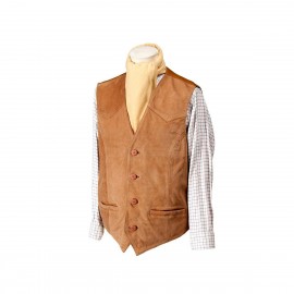 Gilet de chasse en cuir