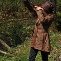 Veste de chasse huilée femme